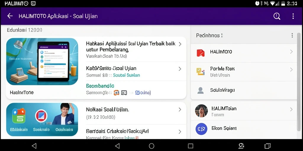 Tampilan antarmuka aplikasi HALIMTOTO yang interaktif dan user-friendly.