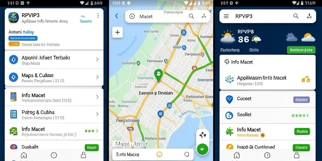 Antarmuka RPVIP3 menampilkan kondisi lalu lintas secara jelas dan informatif.
