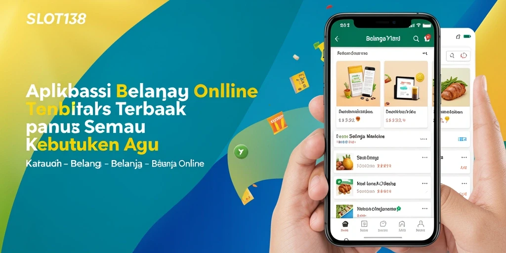 Tampilan menarik antarmuka aplikasi SLOT138 untuk belanja online.