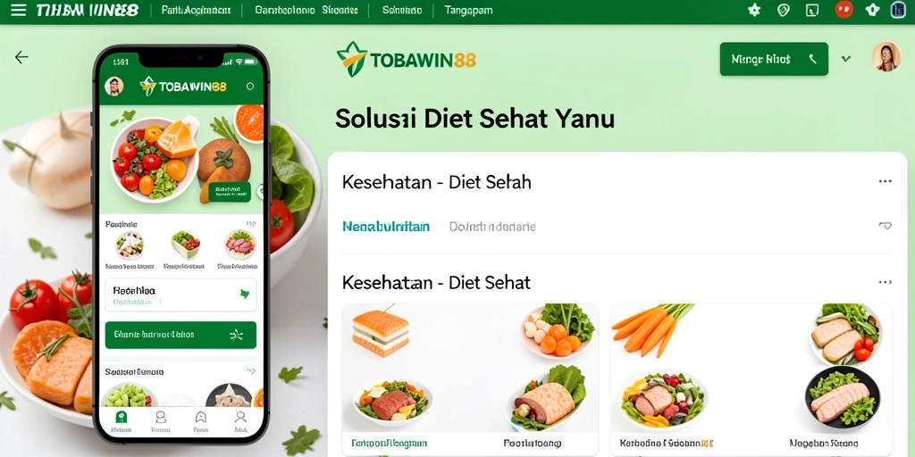 Tampilan antarmuka aplikasi TOBAWIN88 yang intuitif dan menarik.
